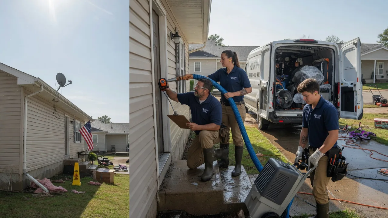 Ceiling Water Damage Restoration in Lyons, TX near me